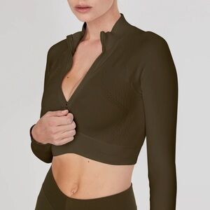 JOJA Exhale Long Sleeve - Army Green size medium